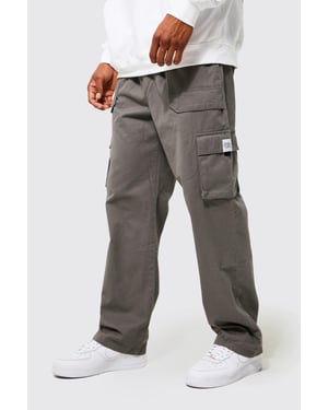 Elasticated Waist Relaxed Fit Buckle Cargo Trouser