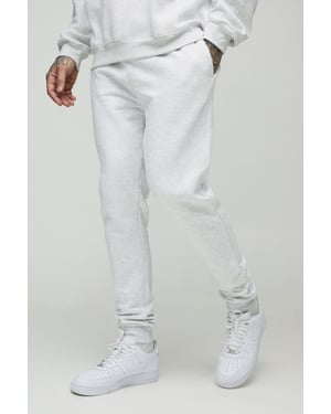 Tall Slim Leg Fit Joggers In Grey Marl