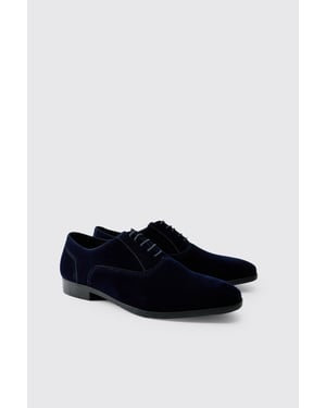 Velvet Oxford Shoe