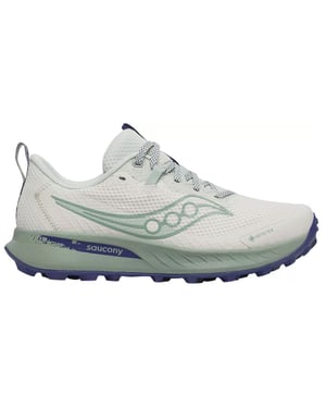 Saucony Peregrine 15 Gore-Tex Womens White Running Shoes