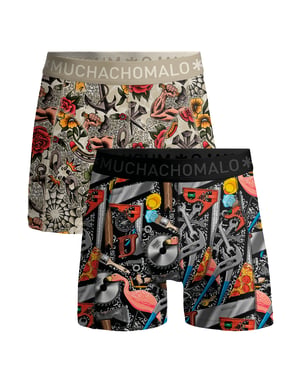 Muchachomalo Heren Boxershorts - 2 Pack - Mannen Onderbroeken