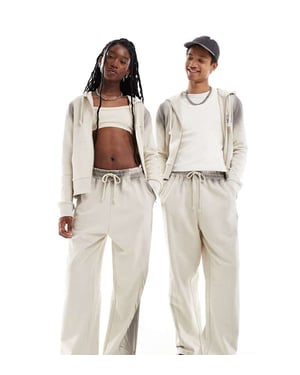 COLLUSION Unisex avslappnade joggers i ombre grå tvätt co-ord