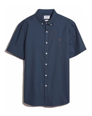 Mens Sigil Blue Brewer Short Sleeve Shirt