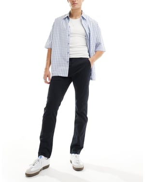 Farah Elm bomullsblandning chinos twillbyxor i svart
