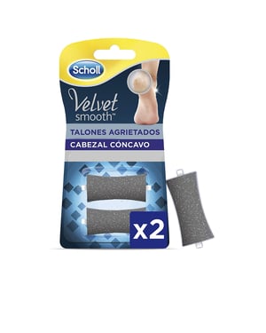 Velvet Smooth Vijl voor Gebarsten Hielen Vervangset 2 Stuks