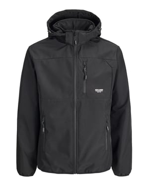 Jack & Jones Jas zomer Theo Softshell Jacket Zwart