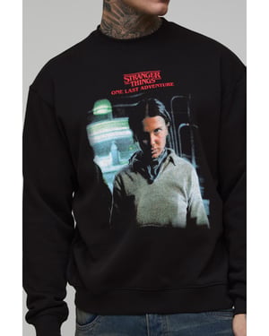 Tall Oversized Stranger Things License Printed Sweatshirt