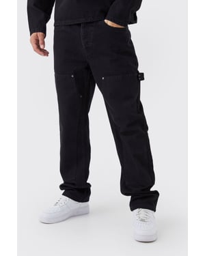 Straight Leg Carpenter Black Jeans