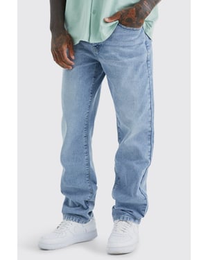 Relaxed Rigid Washed Jeans