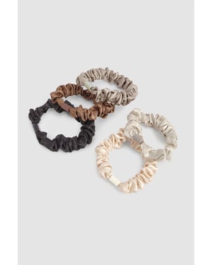 Satin Scrunchies 6 Pack