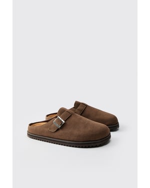 Skater Sole Buckle Detail Mule