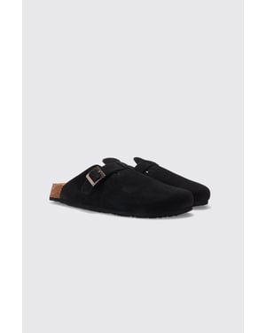Faux Suede Mule