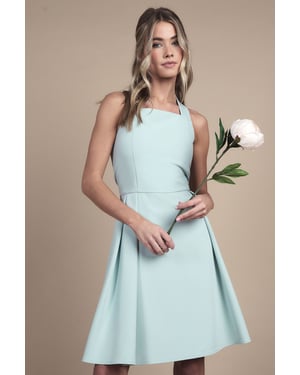 Teen Bow Back Mini Dress