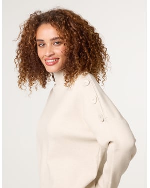 Button Shoulder Jumper