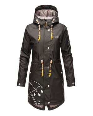 Marikoo dames regenjas – Dancing Umbrella, waterdicht met capuchon