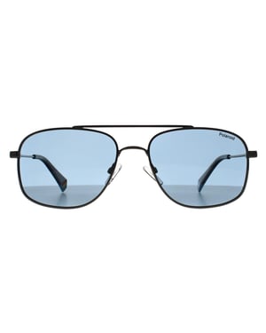 Polaroid Aviator Heren Ruthenium Blauw Gepolariseerd PLD 6235/S/X