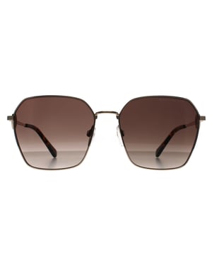 Marc Jacobs Vierkant Dames Goud Havana Bruin Kleurverloop MARC 729/S