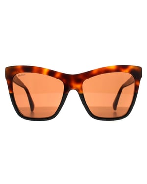 Max Mara Cat Eye Womens Havana Bruin MM0008 Logo2