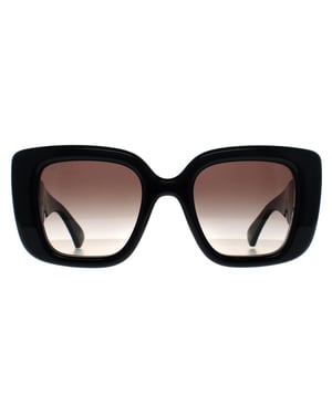 Gucci Vierkant Vrouwen Glimmend Zwart Grijs Kleurverloop GG1975S