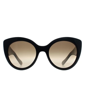 Salvatore Ferragamo Cat Eye Womens Zwart Gancini Grijs SF964S