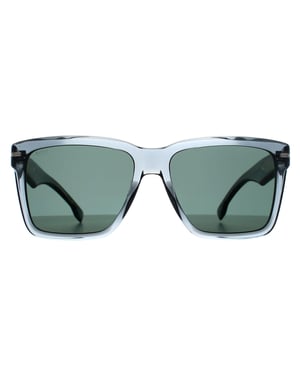 Hugo Boss Rectangle Mens Grey Green Mirror BOSS 1745/S