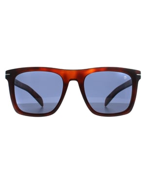David Beckham Vierkant Heren Tortoise Blauw Avio DB 7000/S