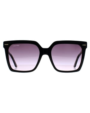 Calvin Klein Square Womens Black Purple Gradient CK22534S