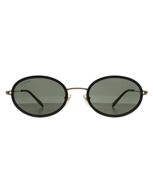 Gucci Ovaal Vrouwen Zwart Goud Groen GG1980S