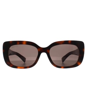 Gucci Rechthoek Dames Havana Grijs GG1979SK