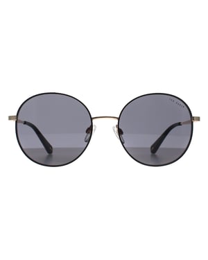 Ted Baker Round Womens Black Shiny Gold Grey TB1744 Viola