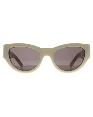 Saint Laurent Cat Eye Womens Ivory Grey SL M94