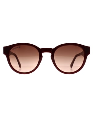 Lacoste Ronde Dames Rood Rood Gradiënt L6000S