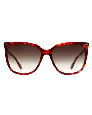 Calvin Klein Vlinder Dames Bourgondisch Havana Bruin Kleurverloop CK22532S