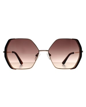 Guess Vierkant Vrouwen Goud Bruin Gradiënt GF0387