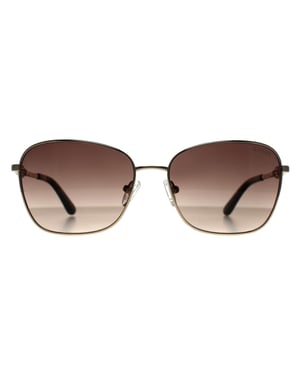 Guess Vlinder Dames Goud Bruin Kleurverloop GU7884