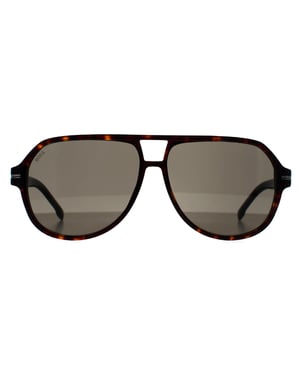 Hugo Boss Aviator Mens Dark Havana Grey BOSS 1507/S