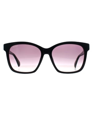 Max Mara Vierkant Dames Glimmend Zwart Rook Grijs Verloop MM0042 Logo9