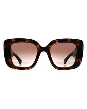 Gucci Vierkant Dames Havana Bruin Kleurverloop GG1975S