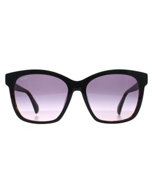 Max Mara Vierkant Dames Zwart Tortoise Rook Grijs Verloop MM0042 Logo9