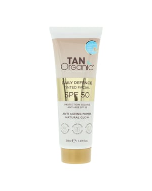 TanOrganic SPF50 Daily Defence Facial Sunscreen 50ml