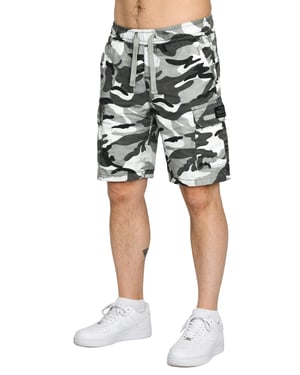 Enzo | Mens Camo Cargo Shorts