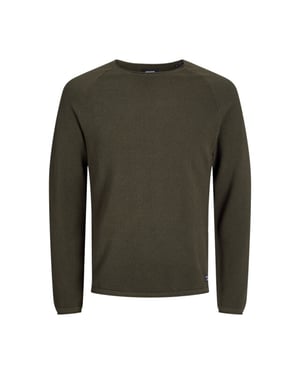 Jack & Jones Jjehill knit crew neck noos donker