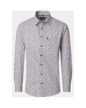 Casamoda Casual hemd lange mouw kent casual fit 126130030/600