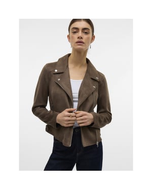 Vero Moda Vmjose ss24 short faux suede jacket