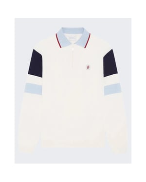 Drole De Monsieur Heren polo d miroir color block