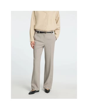 Selected Femme slwrita mw wide pant mel noos 16094206 island fossil