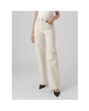 Vero Moda Vmtessa hr wide str jeans ecru ga