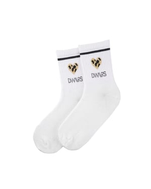 DWRS Label 1997-07 lyla socks leopard white