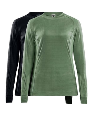 Craft core 2-pack baselayer tops w thermoshirt lange mouw dames -