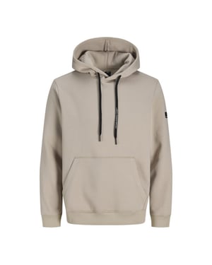 Jack & Jones Jcofusion sweat badge hood zand
